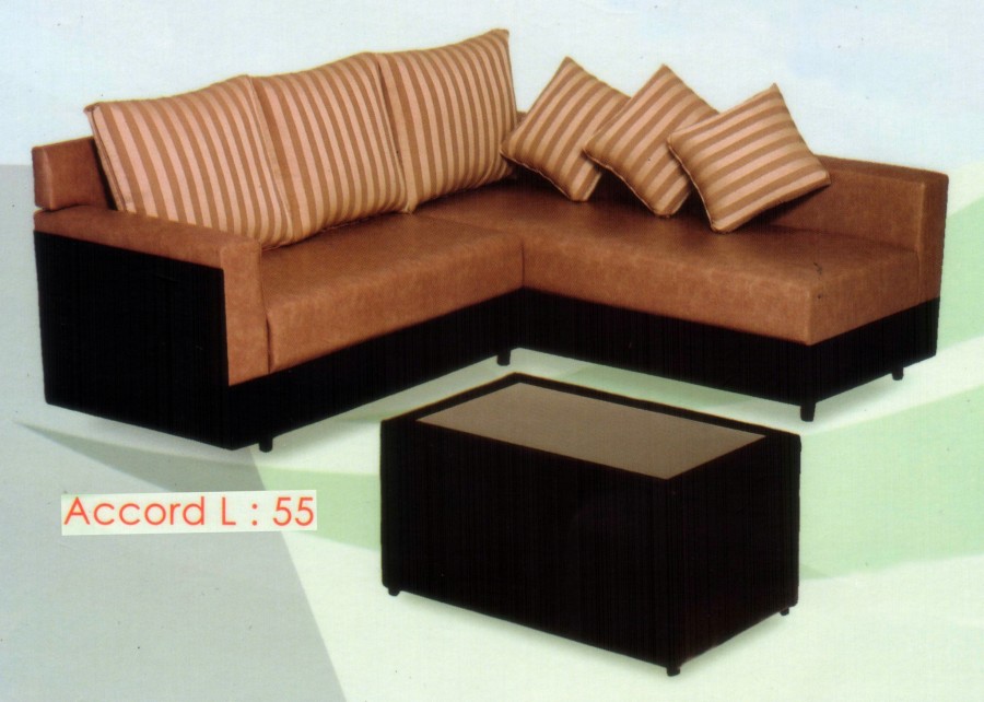 SOFA SUDUT L ACCORD+MEJA TAMU